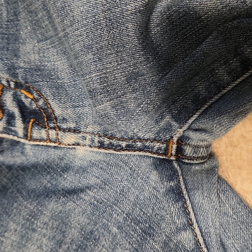 Madewell 9" High Rise Skinny Jeans 26T Distressed Hem - Picture 10 of 11